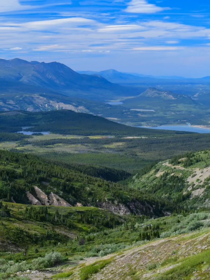 Overview of the Carcross valley
