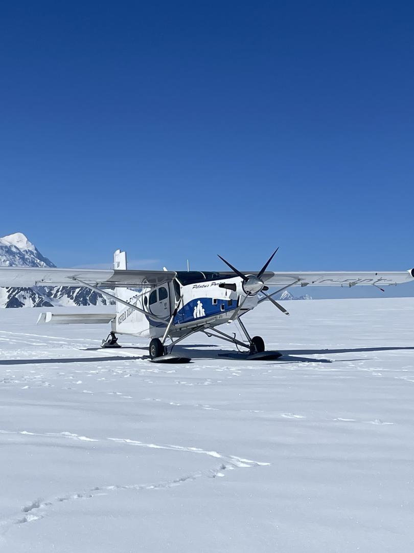 Our Pilatus Porter in the St Elias Icefield