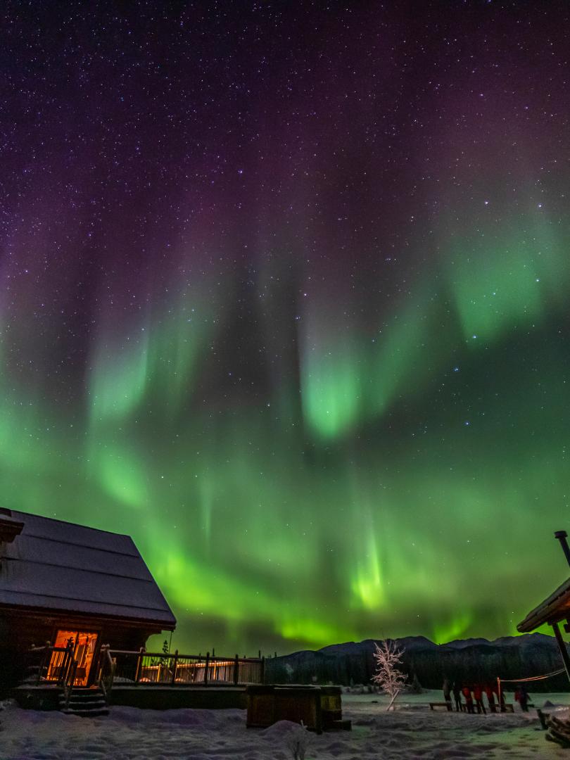 Northern lights at Northern Lights Resort and SPA
