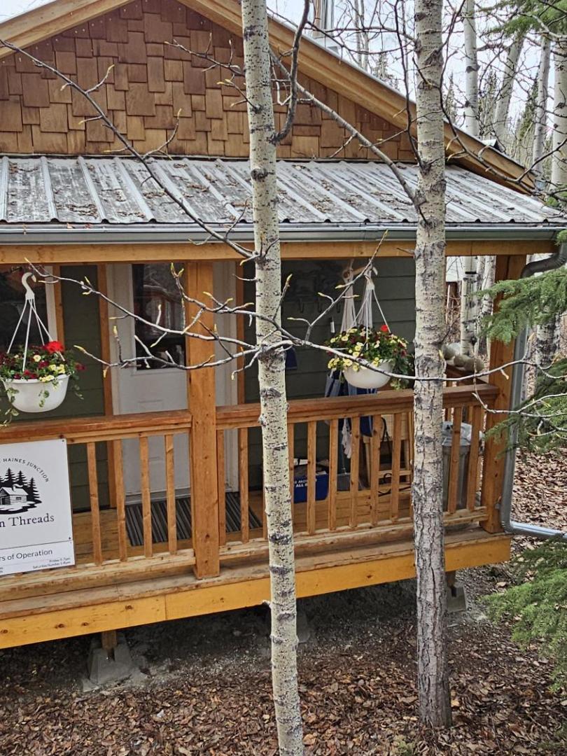 Photo of outside of cabin