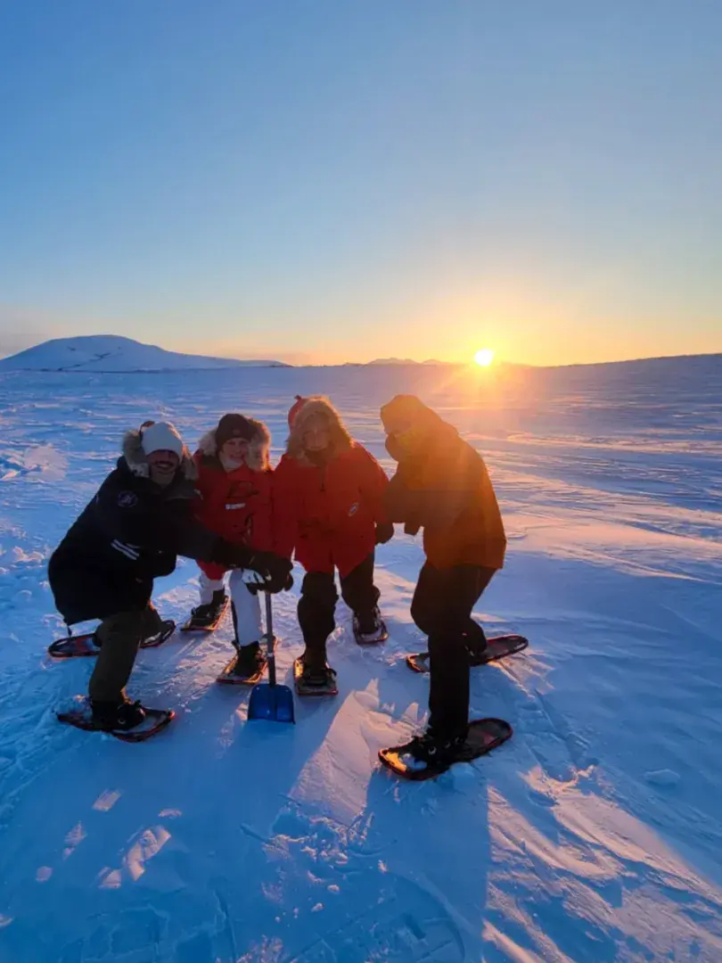 Snowshoeing in Tombstone Territorial Park