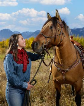 CAFN citizen Kyra on her traditional territory