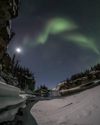 Northern lights shine over Carmacks