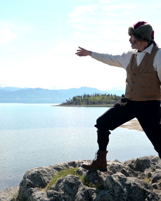 Tin Cup at Lake Laberge