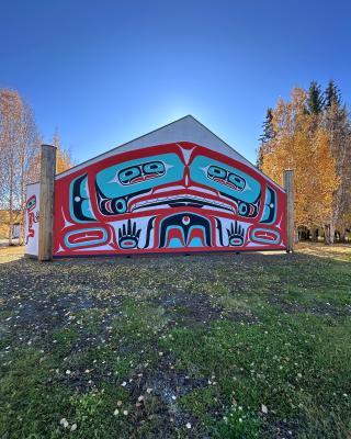 Facade at back of the George Johnston Museum