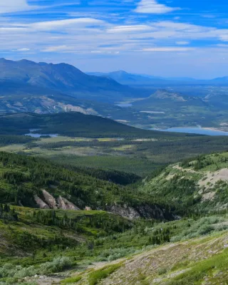Overview of the Carcross valley