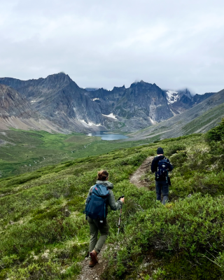 Hikers on Grizzly Lake trail Tombstone