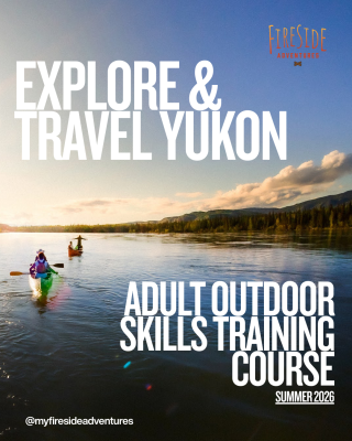 Adult paddling and outdoor skills training course. 