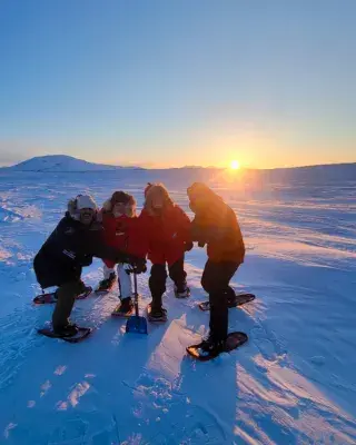 Snowshoeing in Tombstone Territorial Park