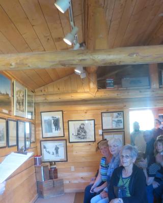 A guide gives a tour