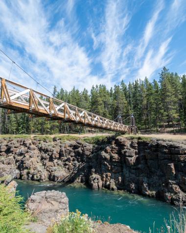 Bridge over Miles Canyon in Whitehorse
