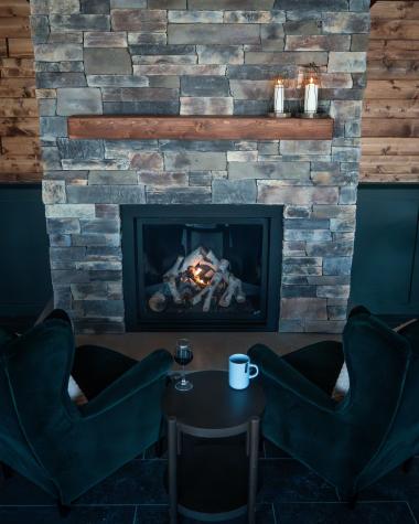 Armchairs by the fire