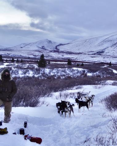 Travelling through endless wilderness